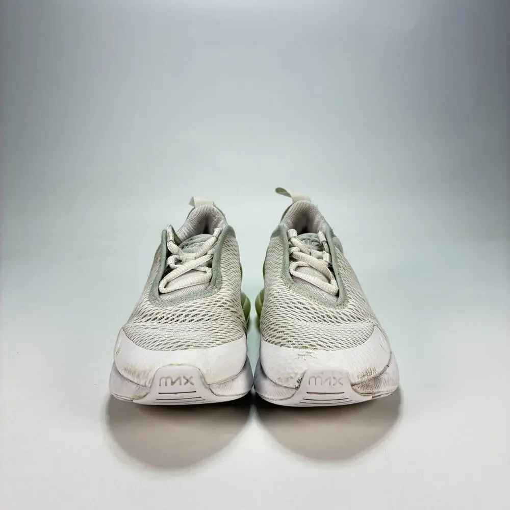 Nike Air Max 270 White Casual Lifestyle Sneakers Shoes AO2372-103 Youth Size 1Y